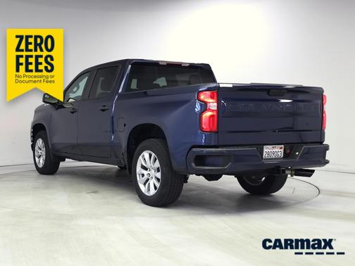 Blue 2021 Chevrolet Silverado 1500 Custom