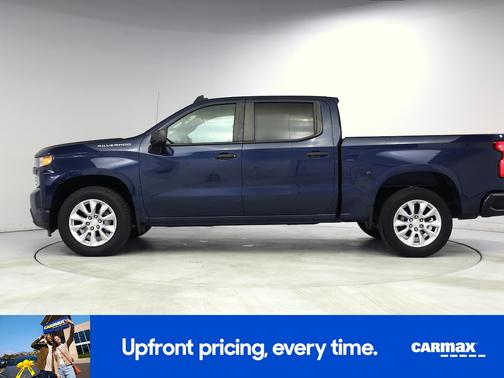 Blue 2021 Chevrolet Silverado 1500 Custom