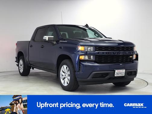 Blue 2021 Chevrolet Silverado 1500 Custom