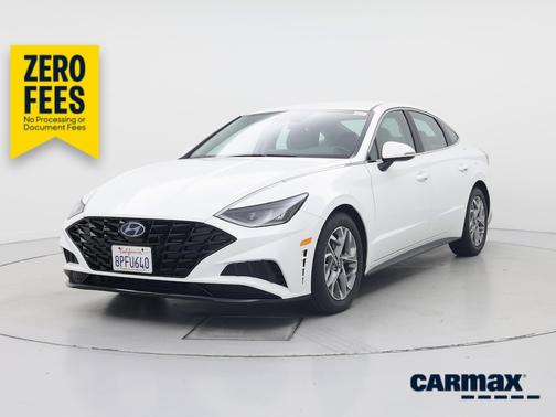 White 2020 Hyundai SONATA SEL