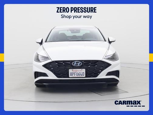 White 2020 Hyundai SONATA SEL