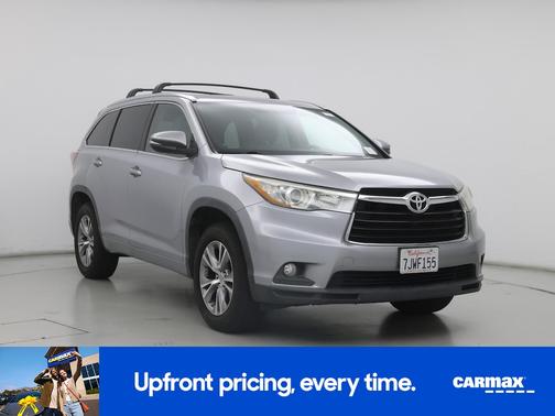 Silver 2015 Toyota Highlander XLE