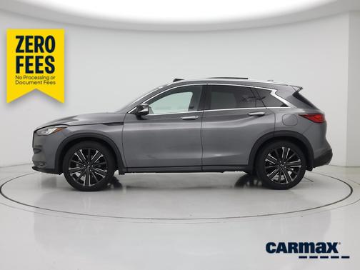 Gray 2022 INFINITI QX50 Luxe