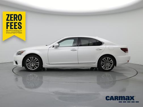 White 2017 Lexus LS 460