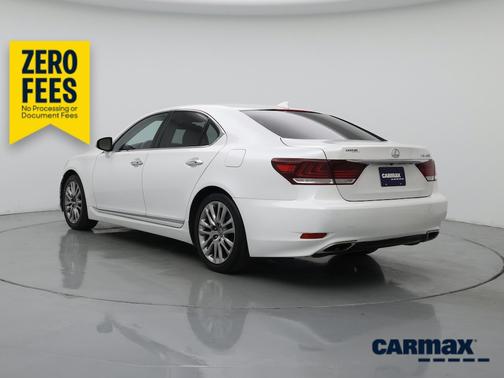 White 2017 Lexus LS 460