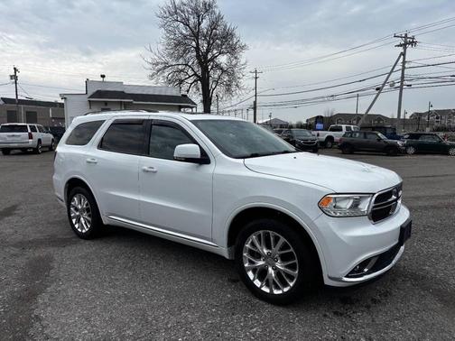 White 2016 Dodge Durango Limited