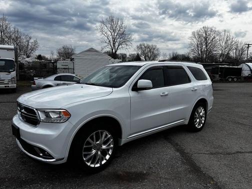 White 2016 Dodge Durango Limited