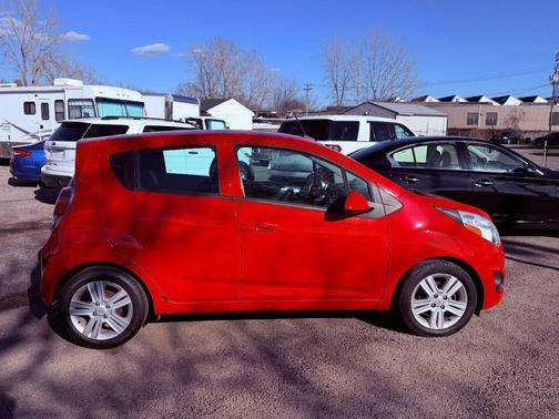 Red 2014 Chevrolet Spark LS
