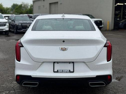 Crystal White Tricoat 2021 Cadillac CT4 Premium Luxury