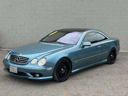 BLUE 2003 Mercedes-Benz CL-Class CL 600 Coupe 2D