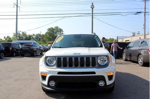 Alpine White Clearcoat 2021 Jeep Renegade Limited