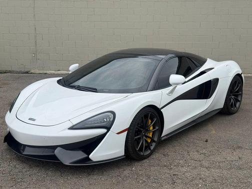 WHITE 2019 McLaren 570S Spider Convertible 2D