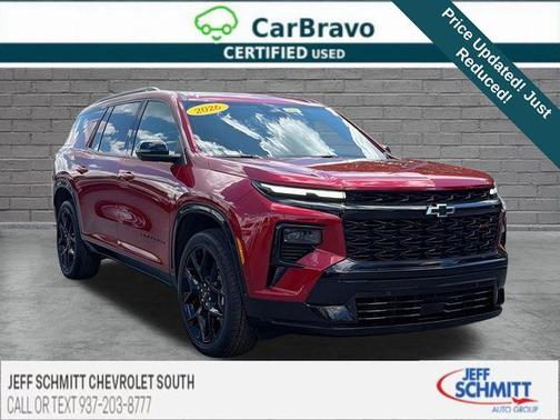 Radiant Red Tintcoat 2026 Chevrolet Traverse RS