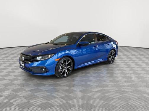 Aegean Blue Metallic 2021 Honda Civic Sport