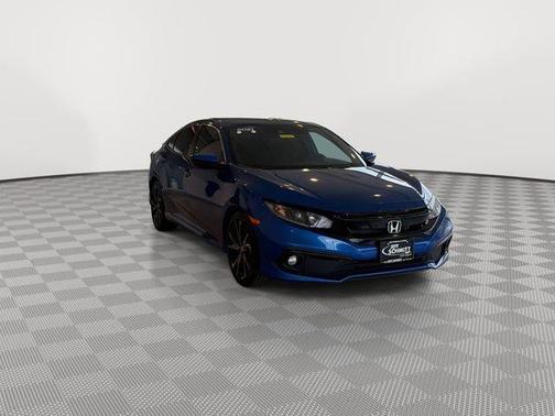 Aegean Blue Metallic 2021 Honda Civic Sport