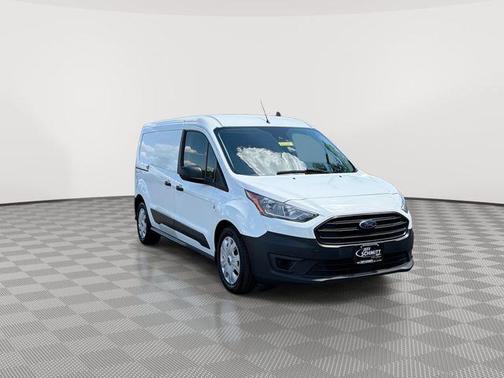 Frozen White 2020 Ford Transit Connect XL Cargo Van