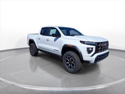Summit White 2025 GMC Canyon 4WD Crew Cab AT4