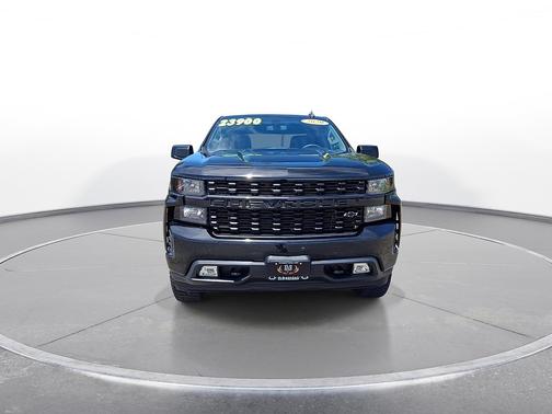 Black 2020 Chevrolet Silverado 1500 4WD Crew Cab 147" Custom