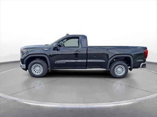 Onyx Black 2025 GMC Sierra 1500 4WD Reg Cab 140" Pro