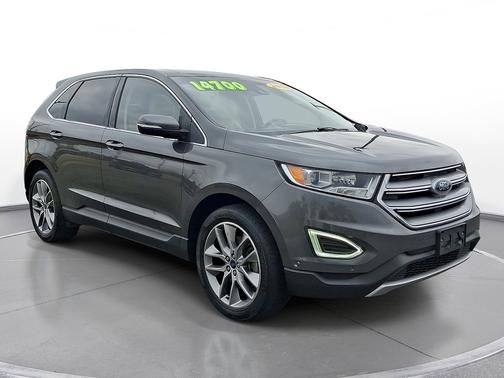 Magnetic Metallic 2018 Ford Edge Titanium AWD