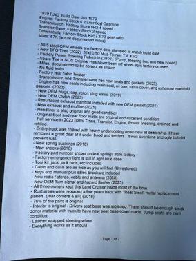 1979 Toyota Land Cruiser Base