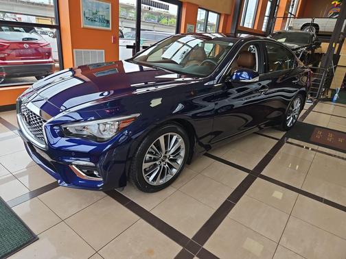 Grand Blue 2023 INFINITI Q50 3.0t LUXE