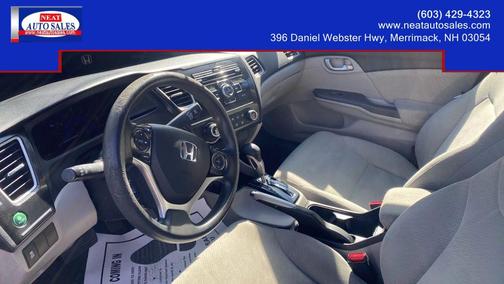 Gray 2013 Honda Civic LX