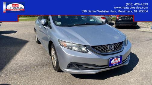 Gray 2013 Honda Civic LX