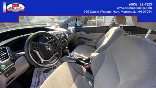 Gray 2013 Honda Civic LX