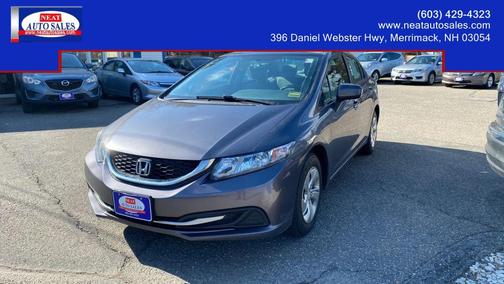 Gray 2014 Honda Civic LX