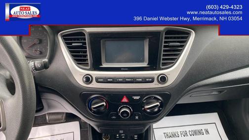 Frost White Pearl 2019 Hyundai Accent SE