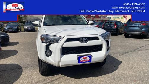 Super White 2015 Toyota 4Runner SR5