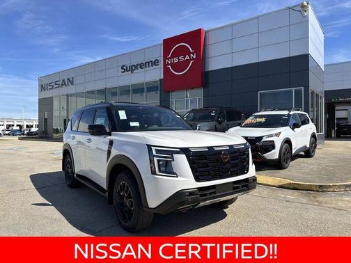 White 2026 Nissan Armada PRO4X