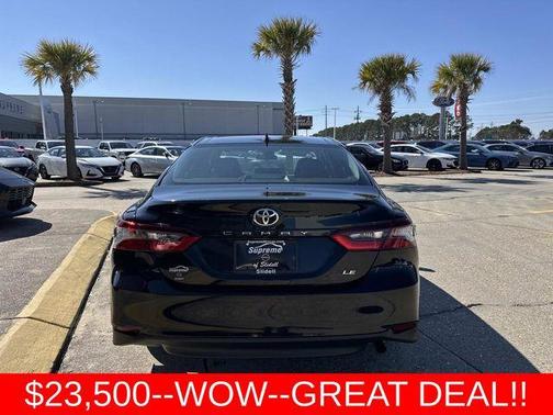 Midnight Black Metallic 2024 Toyota Camry LE