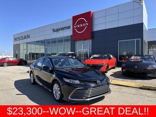 Midnight Black Metallic 2024 Toyota Camry LE