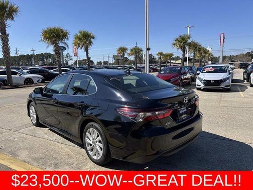 Midnight Black Metallic 2024 Toyota Camry LE