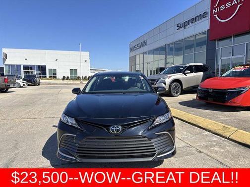 Midnight Black Metallic 2024 Toyota Camry LE