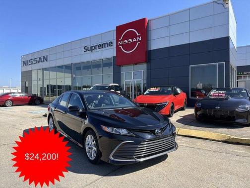 Midnight Black Metallic 2024 Toyota Camry LE