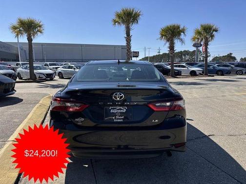 Midnight Black Metallic 2024 Toyota Camry LE