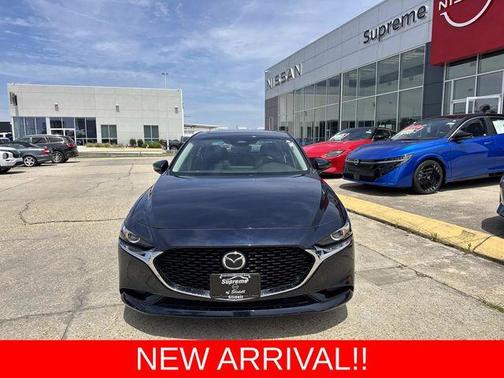 Deep Crystal Blue Mica 2025 Mazda Mazda3 FWD w/Preferred Package