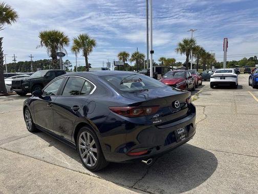 Deep Crystal Blue Mica 2025 Mazda Mazda3 FWD w/Preferred Package