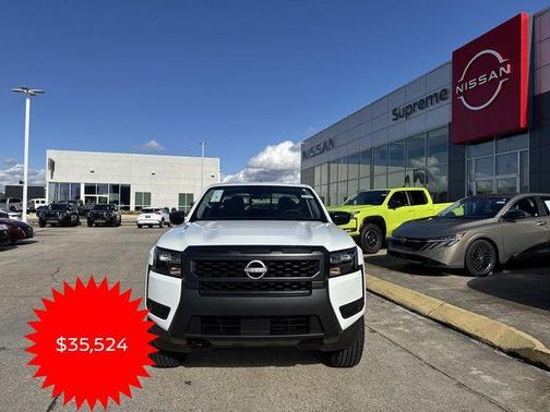 Glacier White 2026 Nissan Frontier S