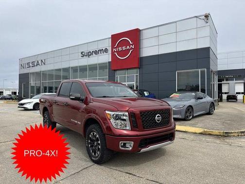 Cayenne Red Metallic 2019 Nissan Titan PRO-4X