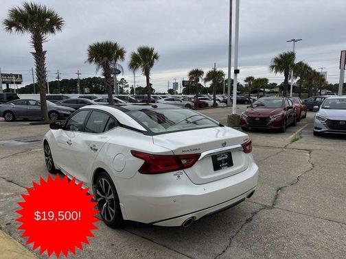 White 2018 Nissan Maxima 3.5 Platinum