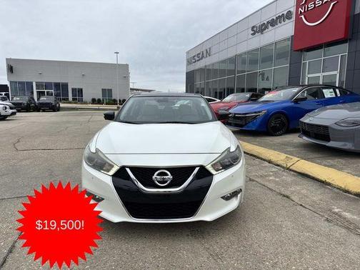 White 2018 Nissan Maxima 3.5 Platinum