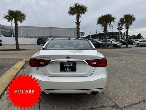 White 2018 Nissan Maxima 3.5 Platinum