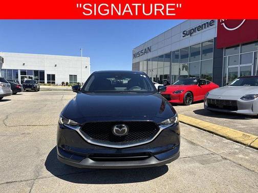 Deep Crystal Blue Mica 2021 Mazda CX-5 Signature