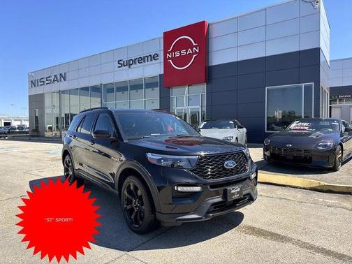 Black Metallic 2022 Ford Explorer ST
