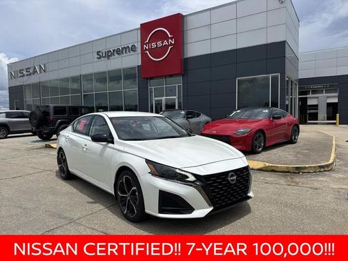 White 2024 Nissan Altima 2.5 SR