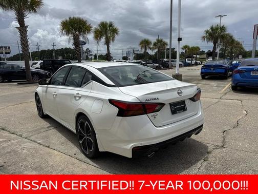 White 2024 Nissan Altima 2.5 SR